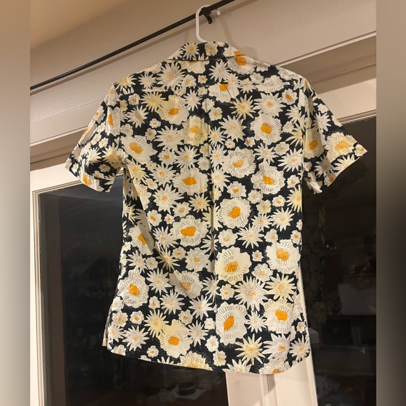 Vintage Burberry Floral Button up Top Women's Size XS - Picture 3 of 4